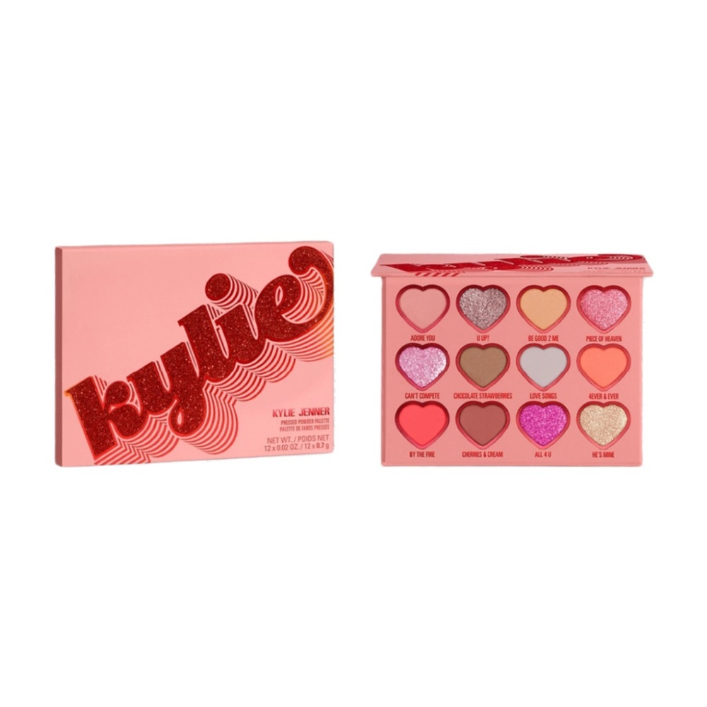 collectible kylie cosmetics valentine’s pressed powder palette 💕 | 3pc set